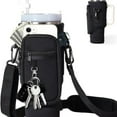 thumbnail image 1 of NWOKYZGH Carrier Bag with Phone & Flap Pockets Accessories for Stanley Tumbler with Handle, Insulated Cup Holder Carrier Bag w/Shoulder & Handheld Strap Fits Stanley Cup Accessories, 1 of 2