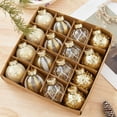 thumbnail image 1 of NWOKYZGH Christmas Ball Ornaments Set, 16Pcs Luxury Hand-Painted Xmas Tree Decoration, Large Shatterproof Decorative Farmhouse Balls for Party Holiday Wreath Garland Home Decor, 1 of 6