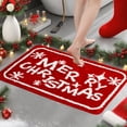 thumbnail image 1 of NWOKYZGH Christmas Bathroom Rugs Winter Bath Mat for Bathroom Extra Soft Absorbent Washable Non Slip Shower Mat Cute Lovely Christmas Holiday Rugs 15"x23", 1 of 6