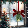 thumbnail image 1 of NWOKYZGH Christmas Decoration Artificial Pendant Christmas Plushs Bow Wind Chime Pendant Atmospheres Decoration, 1 of 6