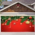 thumbnail image 1 of NWOKYZGH Christmas Garage Door Decorations Banner Large Xmas Garage Door Cover Backdrop Decoration Winter Christmas Tree Snowflake Background Party Supply Happy New Year, 1 of 6