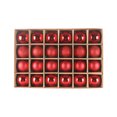 thumbnail image 1 of NWOKYZGH Christmas Glass Balls Multi Colors Included with Loop Set Festival Home Party Decors Xmas Tree Hanging Pendant 24PC 2.3In, 1 of 5