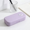 thumbnail image 1 of NWOKYZGH Cute Double Layer Pencil Box, Hard Pencil case 2 Compartments, Plastic Large Capacity Pencil Case with Snap-tight Lid, Hard Storage Organizer Box, 1 of 6