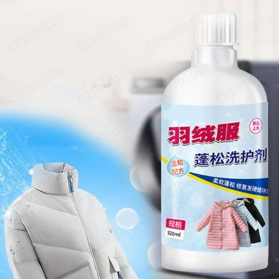 NWOKYZGH Down Jacket Fluffing Agent Wizened Softness Repair Care Agent Blotting Detergent 520ml