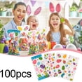thumbnail image 1 of NWOKYZGH Easter Cellophane Bags with 110 Ties - 100 PCS Plastic Bags for Easter Day Party Favor Supplies, 1 of 8