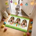 thumbnail image 1 of NWOKYZGH Easter Egg Bunny Door Mat Kitchen Mats, Indoor Outdoor Rugs, Cushioned Anti Fatigue Absorbent Kitchen Rug, Non-Slip Standing Desk Mat, Front Door Rug for Floor, Bathroom, Sink, 1 of 6
