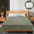 thumbnail image 1 of NWOKYZGH Electric Mattress Pad Twin Szie 61"x83", Soft Plush Polyester with 9 Heating Levels, Auto Shut off, Fast Heating, Deep Pocket Bed Topper, 1 of 8