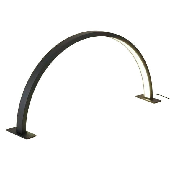NWOKYZGH Foldable Large Half Moon LED Light, Arch Light for Table Nail Desk with Phone Stand, Upgrade Arch Light for Nail Techs with Wire Controller for Manicure Tattoo Beauty