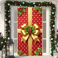 thumbnail image 1 of NWOKYZGH Funny Merry Christmas Door Cover - Large Cute Santa s Banner for Front Door Decoration - Xmas Party Photography Background, 1 of 6
