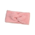 thumbnail image 1 of NWOKYZGH Fuzzy Winter Headbands for Girls, Plain Ear Warmer Headband for Kids, Wide Furry Head Warmers for Women, Cold Weather Thick Stretch Elastic Knot Hair Accessories, 1 of 9