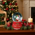 thumbnail image 1 of NWOKYZGH Gift Wrapped Christmas Tree Music Box Color Light Xmas Train Musical Snow Globe for Girls and Boys Baby Kids Daughter Mom Granddaughter Grandma Sisters Women Presents Gifts, 1 of 6