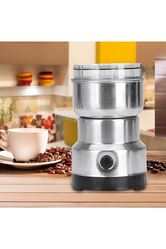 Grain Mill Grinder, Stainless Steel Grain Mill High Speed Commercial Spice Grinder, Ultrafine Grain Household Flour Mill, Kitchen