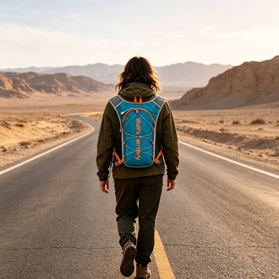 NWOKYZGH Hydration Backpack, Hiking Backpack, Running Hydration Vest for Cycling Hiking Rave for Men Women, not include Water Bladder