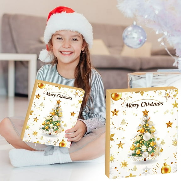 NWOKYZGH Jewelry Advent Calendar 2025 for Women - 24 Days Countdown Calendar for Christmas, Christmas Surprise Gifts Set with Earrings, Necklace, Bracelet and Ring