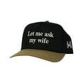thumbnail image 1 of NWOKYZGH Let Me Ask My Wife Vintage Baseball Cap Embroidered Cotton Adjustable Distressed Dad Hat, 1 of 5