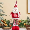 thumbnail image 1 of NWOKYZGH Long Leg Christmas Plush Doll Snowman Santa Claus Christmas Doll Standing Plush Toy for Holiday Winter Home Decoration, 1 of 3