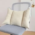 thumbnail image 1 of NWOKYZGH Lumbar Support Pillow 3 Section Back Pillow office Chair for Back Support Comfortable Lumbar Cushion for Car Seat Relief Sofa Rest, 1 of 6