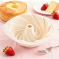 thumbnail image 1 of NWOKYZGH Mini Fluted Round Silicone Baking Mold Spiral Pattern Bundt Pan Non-stick Chiffon Cake Mold Mousse Brownie Dessert Cake Decoration DIY Baking Tools, 1 of 3