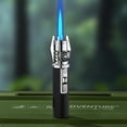 thumbnail image 1 of NWOKYZGH Mini Torch Lighter Straight Flame Bright Fire Small Butane Lighter Pocket Windproof Jet Flame with Visual Window for Survival Kitchen Camping Candles Fireplace BBQ Gift, 1 of 6