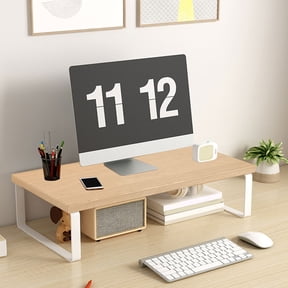 NWOKYZGH Monitor Riser Desktop Computer Stand Riser office Desk Storage Shelf Raised Shelf