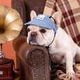 thumbnail image 1 of NWOKYZGH Pet Baseball Cap, Hat, Sun Cap with Ear Holes, Adjustable Puppy Outdoor Sun Hat, 1 of 9