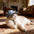 thumbnail image 1 of NWOKYZGH Pet Baseball Cap, Hat, Sun Cap with Ear Holes, Adjustable Puppy Outdoor Sun Hat, 1 of 9