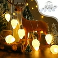 thumbnail image 1 of NWOKYZGH Pinecone String Lights Battery Operated Fairy String Lights Indoor Outdoor Holiday Wedding Christmas New Year Party Decorations, 1 of 6
