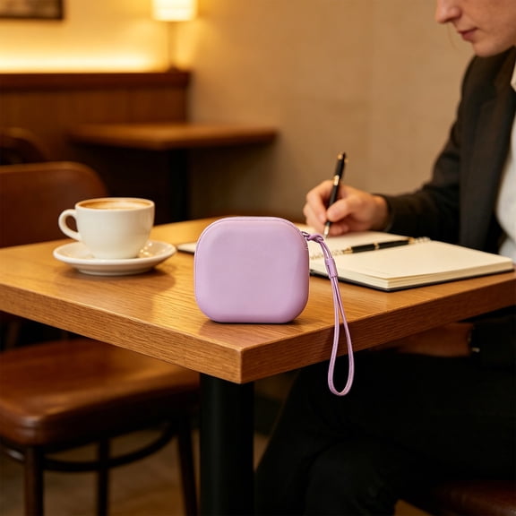 NWOKYZGH Silicone Headphone Organizer, Data Cable Storage Case, Mini Key Box, Portable Wired Headset Storage Bag