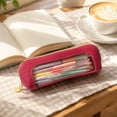 thumbnail image 1 of NWOKYZGH Small Clear Makeup Bag, Travel Makeup Brush Case Portable Transparent Waterproof Cosmetic Organizer Pouch with Zipper for Women Home office Essentials, 1 of 7