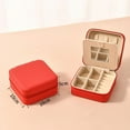 thumbnail image 1 of NWOKYZGH Small Travel Jewelry Box Organizer Display Case for Girls Women Gift Rings Earrings Necklaces Storage, 1 of 2