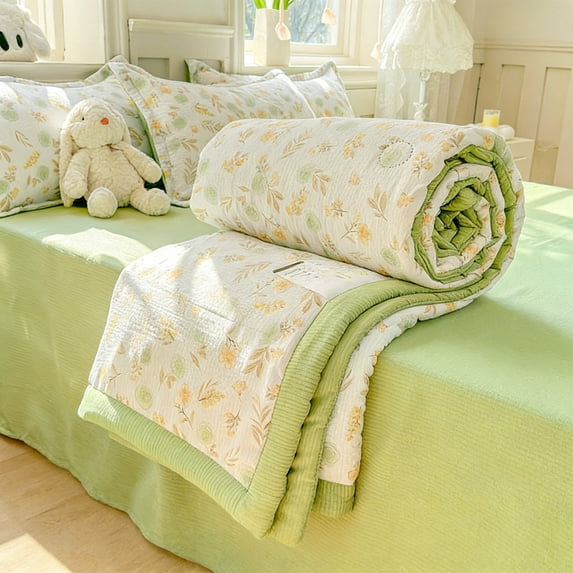 NWOKYZGH Summer Cooling Quilt Bedding, Lightweight Quilted Bedspread Quilt for Bed Rustic Home Decor Machine Washable, 59 x 78 inch