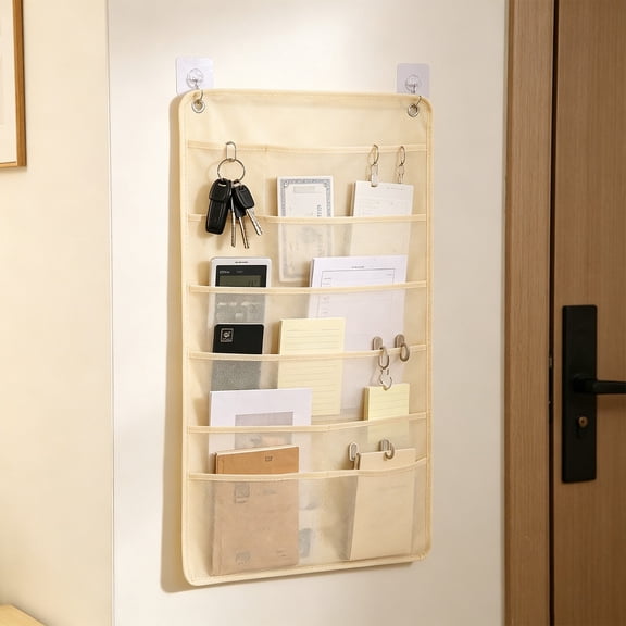 NWOKYZGH Sustainable office Storage Pocket, Cascading Wall File Organizer, File Folder Holders for office and Home