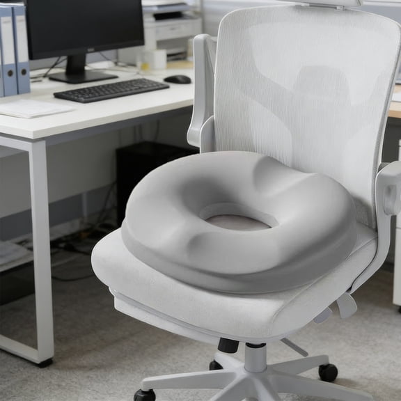 NWOKYZGH Treatment Donut Tailbone Cushion, 18 Inches Ultra Premium Comfort Foam
