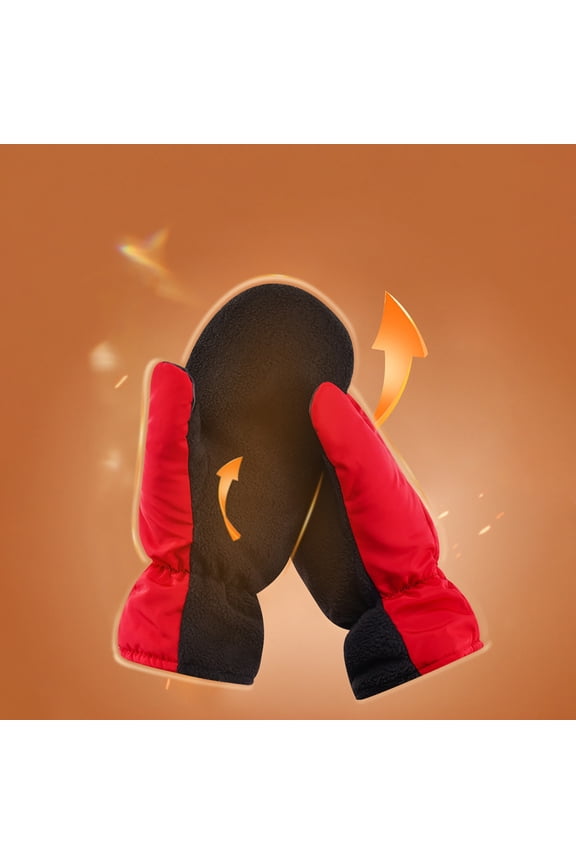 Unisex Heater Gauntlet Mitt, Waterproof, USB Electric Warming Alpine Ski Mittens for Men & Women