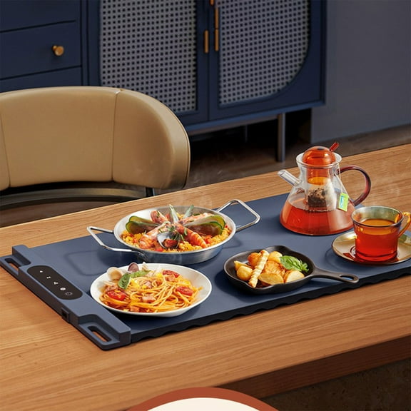 NWOKYZGH Warm Cutting Board Foldable Multi Functional Temperature Controlleds Table Mat Suitable for Heating and Warming Food In Winter