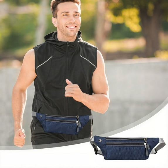 NWOKYZGH Waterproof Crossbody Waist Pack, Belt Bag for Travel Walking Running Hiking Cycling