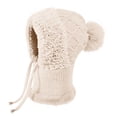 thumbnail image 1 of NWOKYZGH Women Winter One Piece Beanie Hat Slouchy Flannel Balaclavas Face Mask Neck Scarf Set Earmuff Ski Snow Knit Hats, 1 of 5