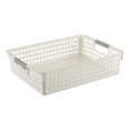thumbnail image 1 of NWQKYZGH 1PCS Plastic Storage Basket, Multipurpose Waterproof Organizer Bin, Easy‑Clean Shower Caddy, Laundry & Toy Storage Basket for Bathroom Home -9.2x6.1x3in, 1 of 6