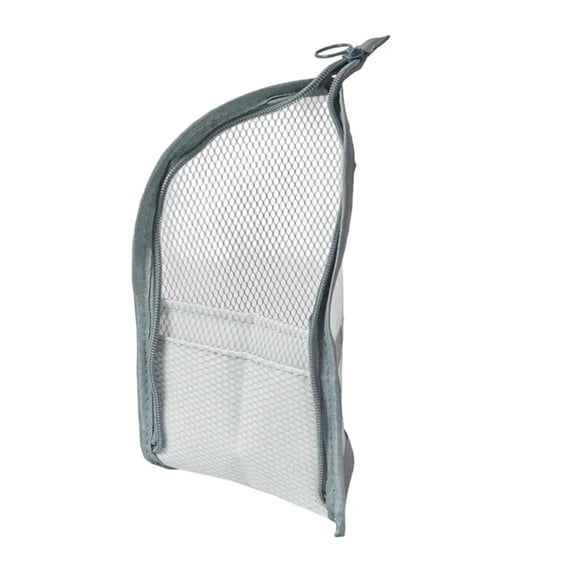 NWQKYZGH 1PCS Portable Lightweight Travel Toiletry Bag, Toothbrush Storage Foldable Clear Hanging Cosmetic Organizer for Trip Protection -8.66 × 5.12 × 5.12 in
