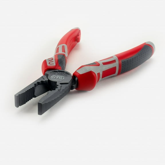 NWS 7" High Leverage Combination Pliers CombiMax - TitanFinish - SoftGripp, Tethered Attachment