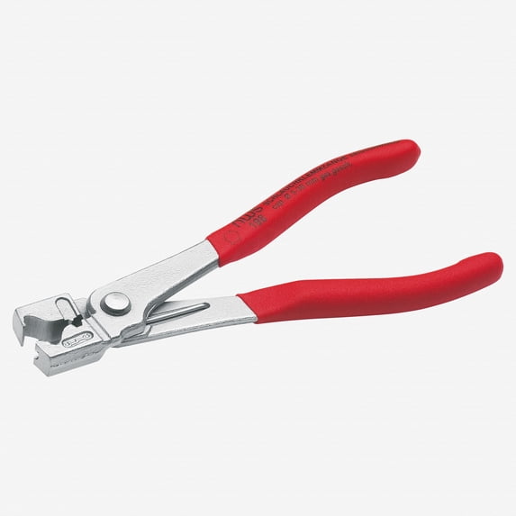 NWS 7" Hose Clip Pliers ClicClac - Matte Chromium - Plastic Grip