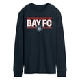 thumbnail image 1 of NWSL - Bay FC Modern Club - Adult Long Sleeve Tee, 1 of 2