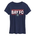 thumbnail image 1 of NWSL - Bay FC Modern Club - Ladies Short Sleeve Classic Fit Tee, 1 of 2