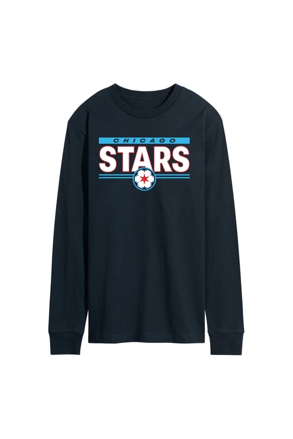 - Chicago Stars Modern Club Long Sleeve Graphic T-Shirt