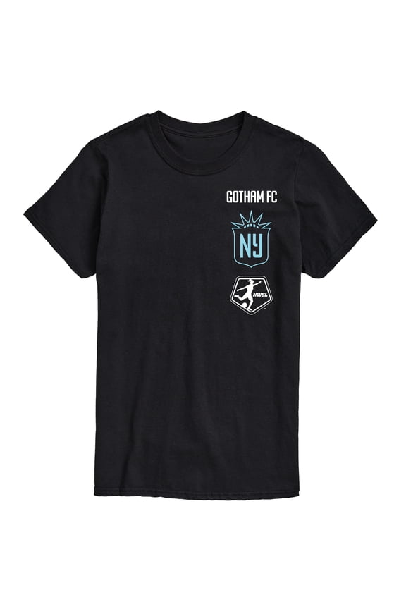 - Gotham FC Stacked Logos Short Sleeve Graphic T-Shirt