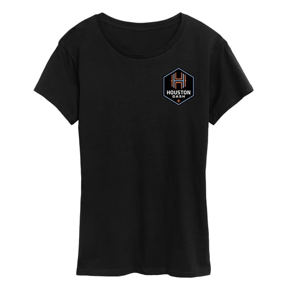 NWSL - Houston Dash Logo - Ladies Short Sleeve Classic Fit Tee