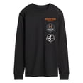 thumbnail image 1 of NWSL - Houston Dash Stacked Logos - Adult Long Sleeve Tee, 1 of 2