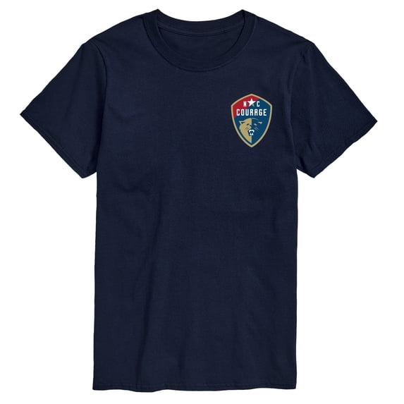 NWSL - NC Courage Logo - Adult Short Sleeve Tee