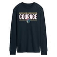 thumbnail image 1 of NWSL - NC Courage Modern Club - Adult Long Sleeve Tee, 1 of 2