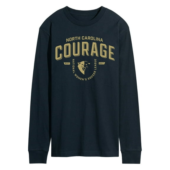 NWSL - North Carolina Courage Indsutrial - Men's Long Sleeve Graphic T-Shirt